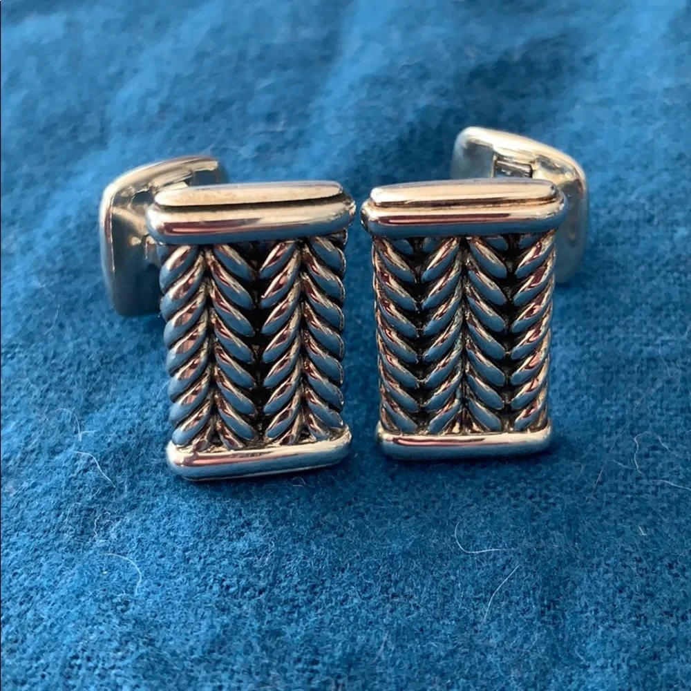 David Yurman Chevron Cufflinks